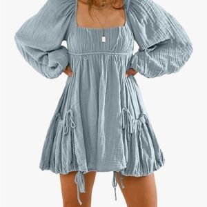 Light Blue Mini Dress